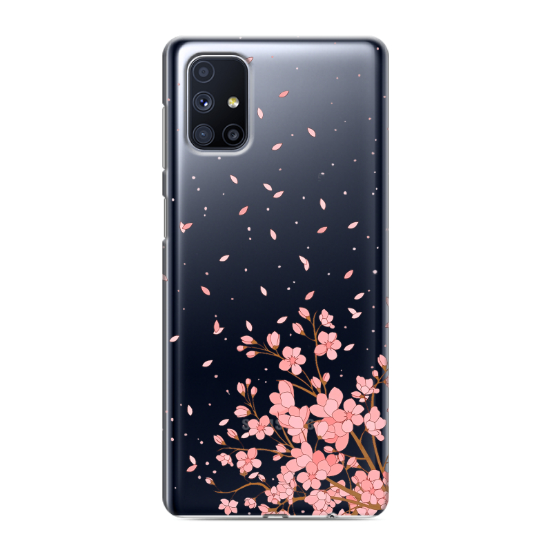 Силиконовый чехол на Samsung Galaxy M51 с принтом Ветка сакуры Силиконовый чехол на Samsung Galaxy M51 с принтом Ветка сакуры