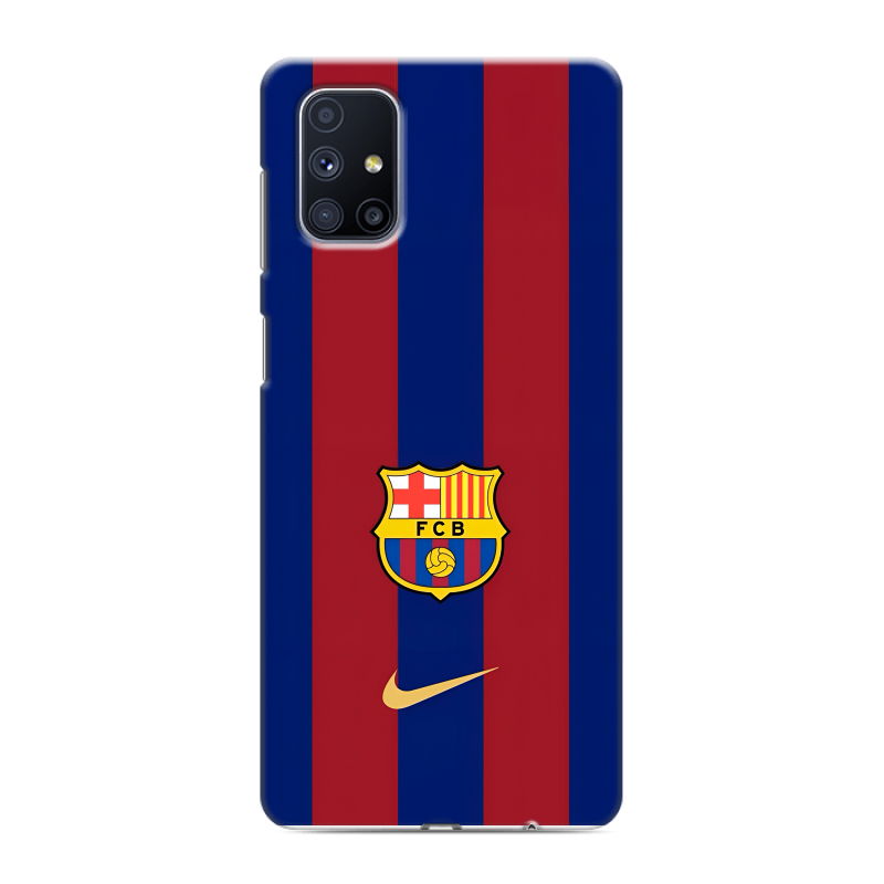 Пластиковый чехол на Samsung Galaxy M51 с принтом Барселона Barcelona Пластиковый чехол на Samsung Galaxy M51 с принтом Барселона Barcelona