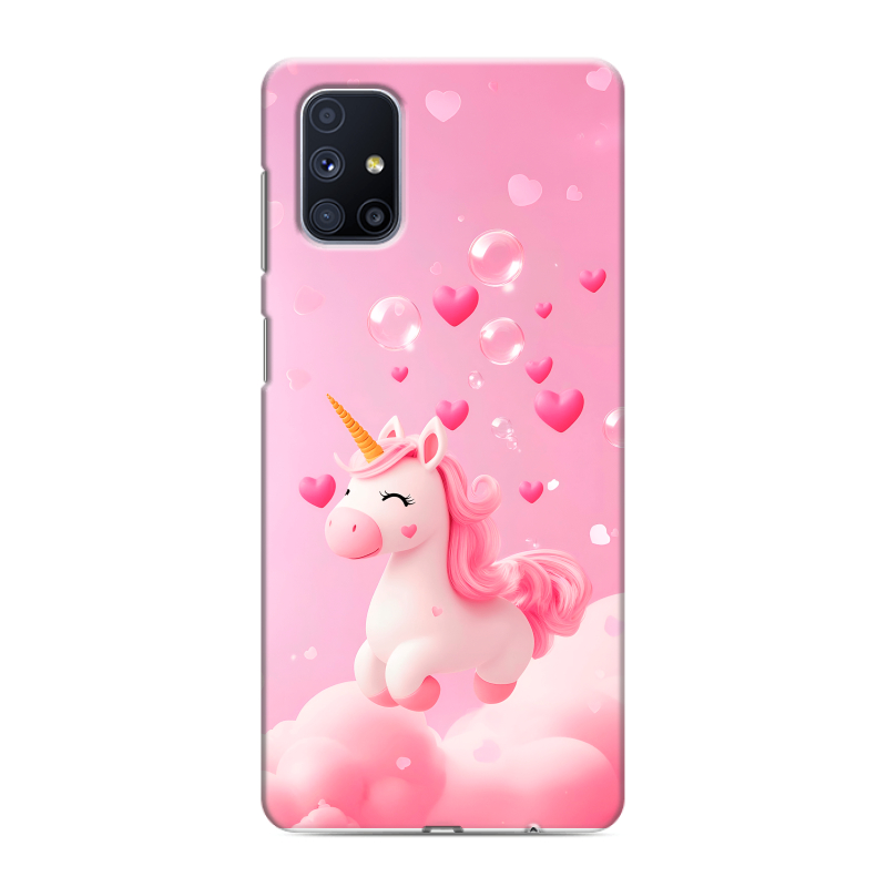 Силиконовый чехол на Samsung Galaxy M51 с принтом Единорог Силиконовый чехол на Samsung Galaxy M51 с принтом Единорог