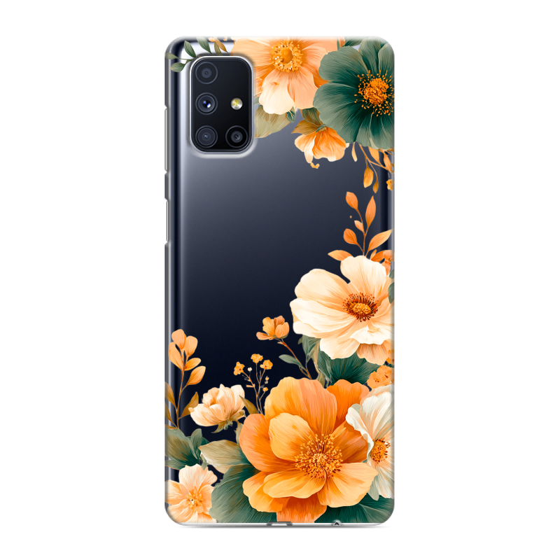 Пластиковый чехол на Samsung Galaxy M51 с принтом Цветы принт Пластиковый чехол на Samsung Galaxy M51 с принтом Цветы принт