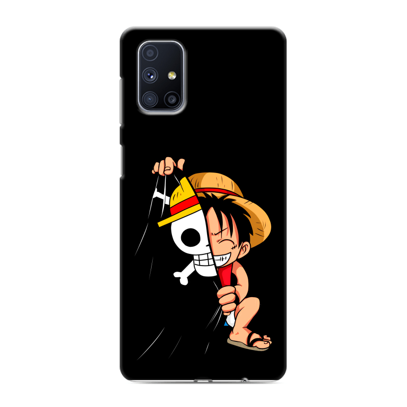 Силиконовый противоударный чехол на Samsung Galaxy M51 с принтом One Piece Ван Пис Силиконовый противоударный чехол на Samsung Galaxy M51 с принтом One Piece Ван Пис