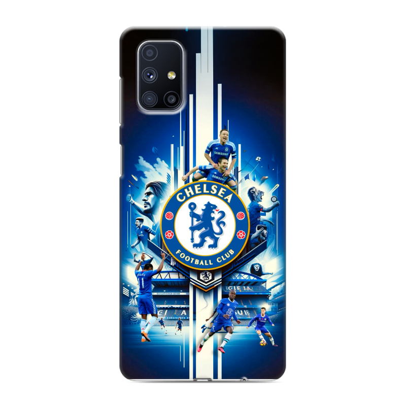 Силиконовый чехол на Samsung Galaxy M51 с принтом Chelsea Челси Силиконовый чехол на Samsung Galaxy M51 с принтом Chelsea Челси