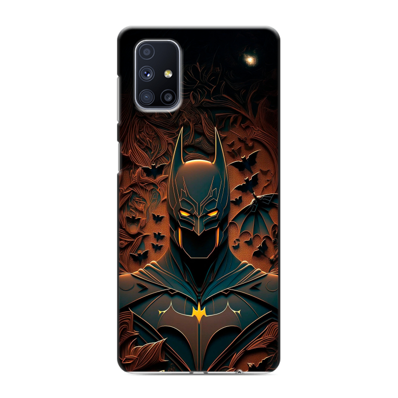 Пластиковый чехол на Samsung Galaxy M51 с принтом Batman Бэтмен Пластиковый чехол на Samsung Galaxy M51 с принтом Batman Бэтмен
