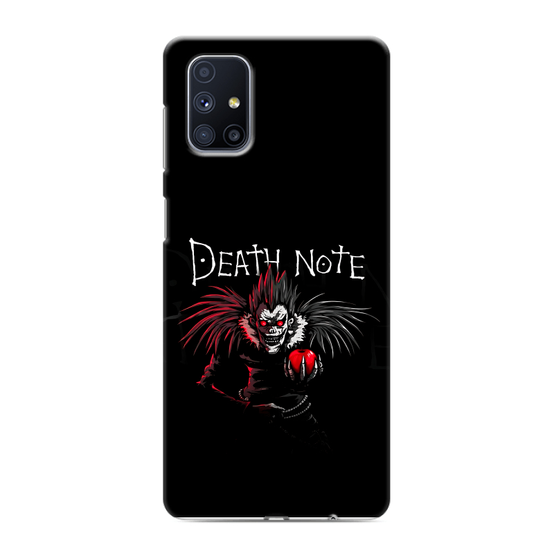 Пластиковый чехол на Samsung Galaxy M51 с принтом Death note Тетрадь смерти Пластиковый чехол на Samsung Galaxy M51 с принтом Death note Тетрадь смерти