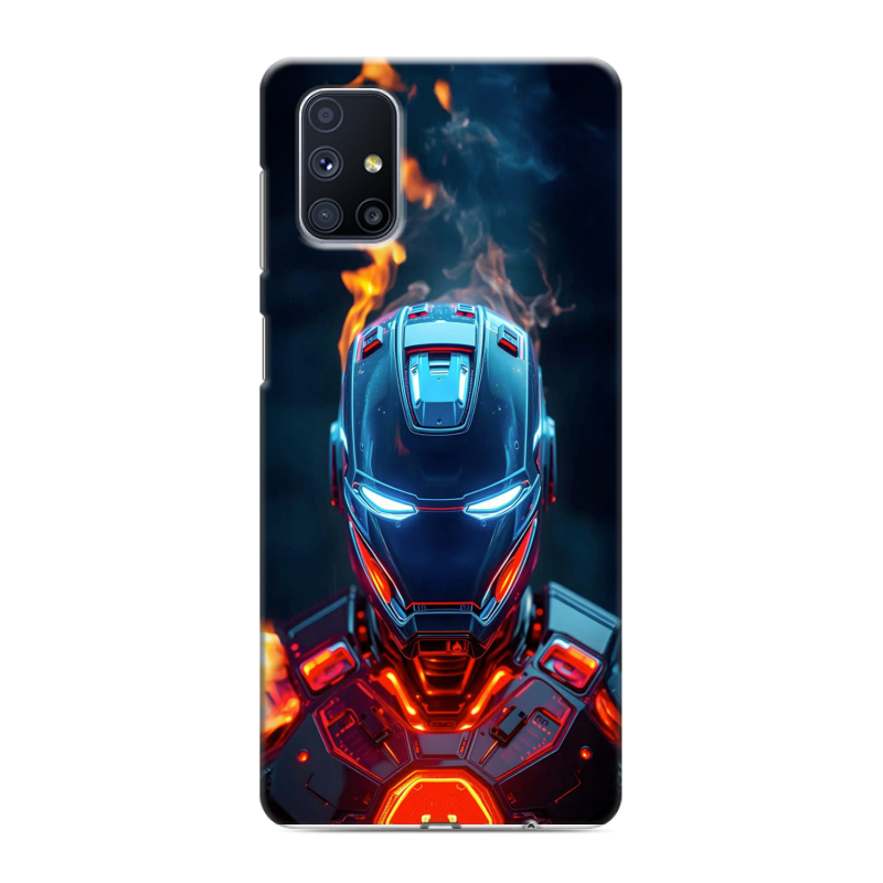 Силиконовый чехол на Samsung Galaxy M51 с принтом IronMan Железный человек Силиконовый чехол на Samsung Galaxy M51 с принтом IronMan Железный человек