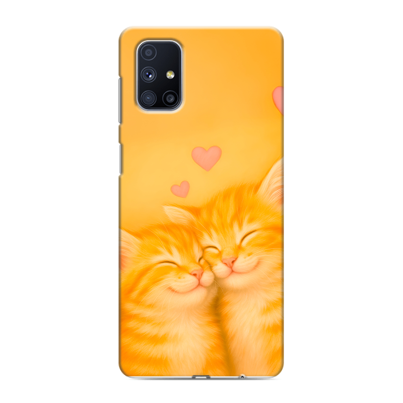 Пластиковый чехол на Samsung Galaxy M51 с принтом Милые котята Пластиковый чехол на Samsung Galaxy M51 с принтом Милые котята