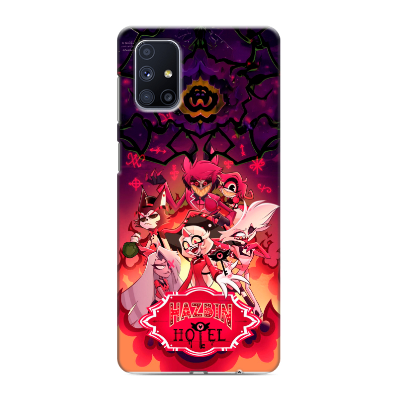 Силиконовый чехол на Samsung Galaxy M51 с принтом Hazbin Hotel Отель Хазбин Силиконовый чехол на Samsung Galaxy M51 с принтом Hazbin Hotel Отель Хазбин