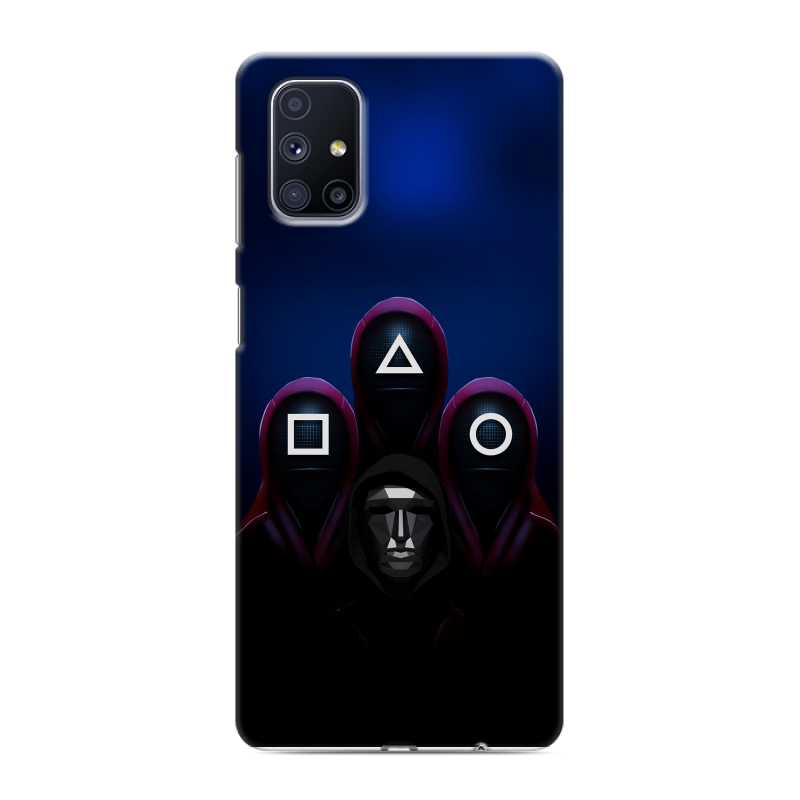 Силиконовый чехол на Samsung Galaxy M51 с принтом Игра Кальмара Силиконовый чехол на Samsung Galaxy M51 с принтом Игра Кальмара