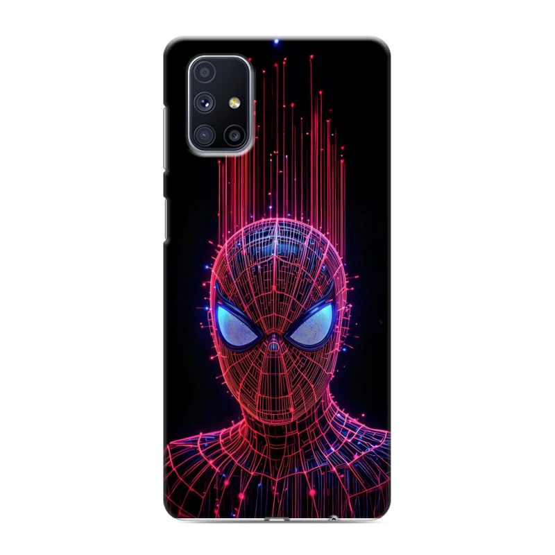 Пластиковый чехол на Samsung Galaxy M51 с принтом Spiderman Человек паук Пластиковый чехол на Samsung Galaxy M51 с принтом Spiderman Человек паук