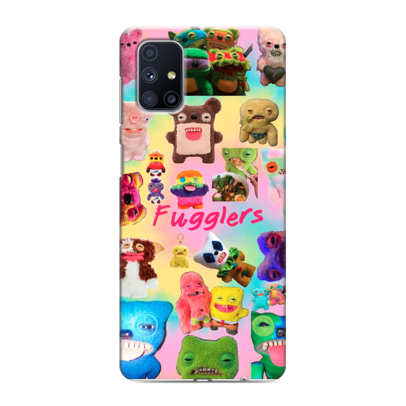Силиконовый противоударный чехол на Samsung Galaxy M51 с принтом Флагер Fuggler Силиконовый противоударный чехол на Samsung Galaxy M51 с принтом Флагер Fuggler