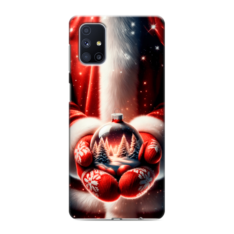 Пластиковый чехол на Samsung Galaxy M51 с принтом Новый год Пластиковый чехол на Samsung Galaxy M51 с принтом Новый год
