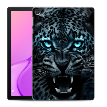 Силиконовый чехол на планшета Huawei MatePad T10 с принтом Темный леопард