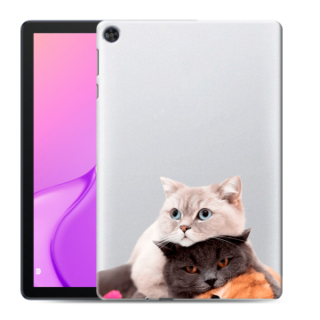 Силиконовый чехол на планшета Huawei MatePad T10 с принтом Кошки