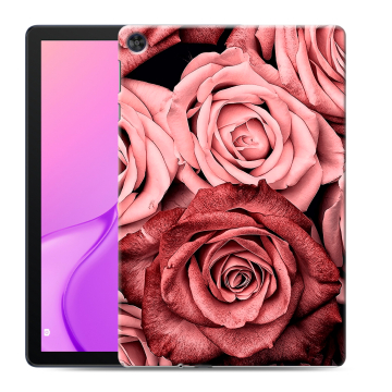 Силиконовый чехол на планшета Huawei MatePad T10 с принтом Цветы розы
