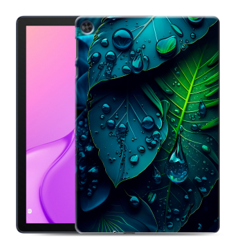 Силиконовый чехол на планшета Huawei MatePad T10 с принтом Листья