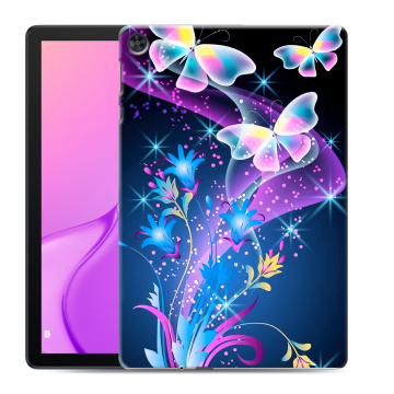 Силиконовый чехол на Huawei MatePad T10 с принтом Бабочки