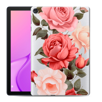 Силиконовый чехол на Huawei MatePad T10 с принтом Розы