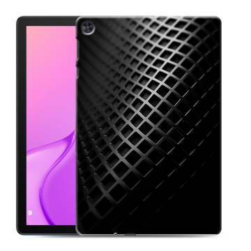 Силиконовый чехол на Huawei MatePad T10 с принтом Текстура металла