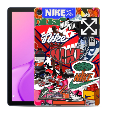 Силиконовый чехол на Huawei MatePad T10 с принтом Найк Nike яркий