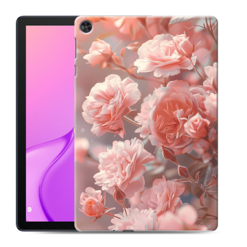 Силиконовый чехол на Huawei MatePad T10 с принтом Розовые розы