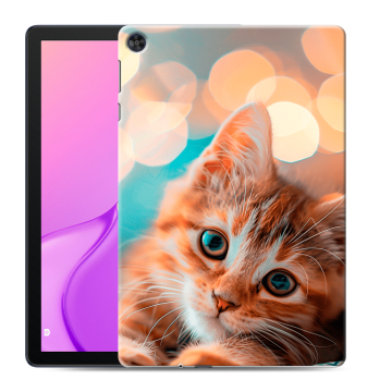 Силиконовый чехол на Huawei MatePad T10 с принтом котик
