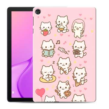 Силиконовый чехол на Huawei MatePad T10 с принтом Hello Kitty Хелоу Кити