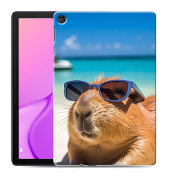 Силиконовый чехол на Huawei MatePad T10 с принтом Капибара