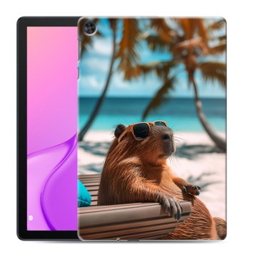 Силиконовый чехол на Huawei MatePad T10 с принтом Капибара
