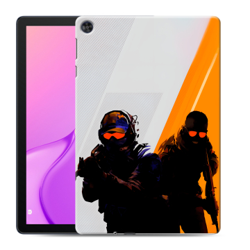 Силиконовый чехол на Huawei MatePad T10 с принтом Контер страйк Counter strike