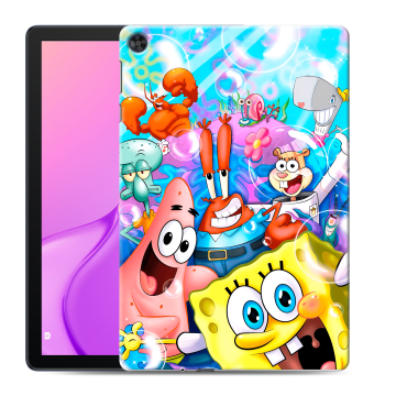 Силиконовый чехол на Huawei MatePad T10 с принтом спанчбоб спанч боб