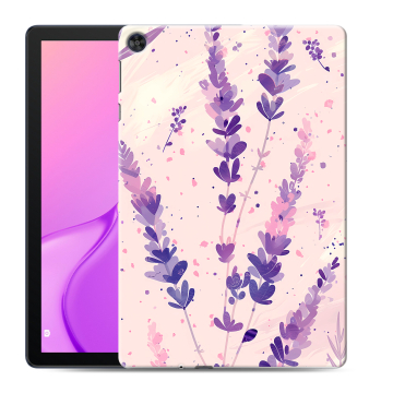 Силиконовый чехол на Huawei MatePad T10 с принтом цветы лаванда