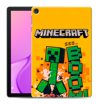 Силиконовый чехол на Huawei MatePad T10 с принтом Майнкрафт Minecraft