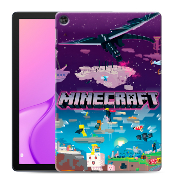 Силиконовый чехол на Huawei MatePad T10 с принтом Майнкрафт Minecraft