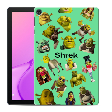 Силиконовый чехол на Huawei MatePad T10 с принтом Шрек Shrek Силиконовый чехол на Huawei MatePad T10 с принтом Шрек Shrek