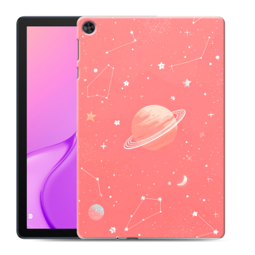 Силиконовый чехол на Huawei MatePad T10 с принтом Розовый космос Силиконовый чехол на Huawei MatePad T10 с принтом Розовый космос