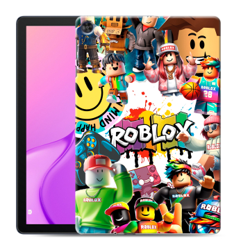 Силиконовый чехол на Huawei MatePad T10 с принтом Roblox Роблокс