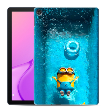 Силиконовый чехол на Huawei MatePad T10 с принтом Миньоны