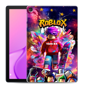 Силиконовый чехол на Huawei MatePad T10 с принтом Roblox Роблокс