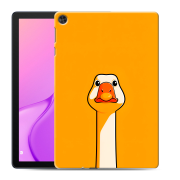 Силиконовый чехол на Huawei MatePad T10 с принтом Смешная утка Силиконовый чехол на Huawei MatePad T10 с принтом Смешная утка