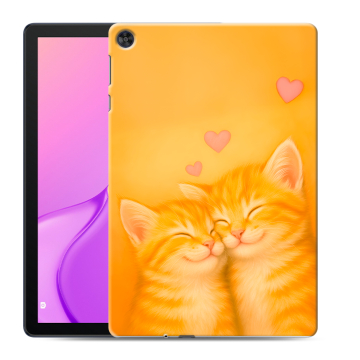 Силиконовый чехол на Huawei MatePad T10 с принтом Милые котята