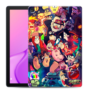 Силиконовый чехол на Huawei MatePad T10 с принтом Gravity Falls Гравити Фолз