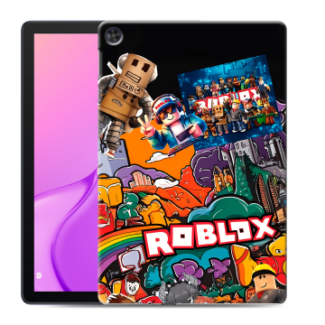 Силиконовый чехол на Huawei MatePad T10 с принтом Roblox Роблокс