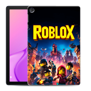 Силиконовый чехол на Huawei MatePad T10 с принтом Roblox Роблокс