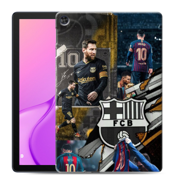 Силиконовый чехол на Huawei MatePad T10 с принтом Messi Barcelona