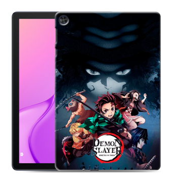 Силиконовый чехол на Huawei MatePad T10 с принтом Demon Slayer Клинок рассекающий демонов