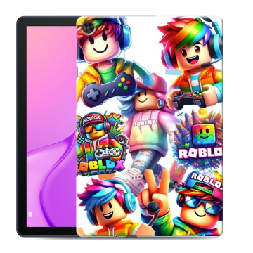 Силиконовый чехол на Huawei MatePad T10 с принтом Roblox Роблокс