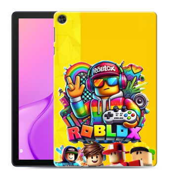 Силиконовый чехол на Huawei MatePad T10 с принтом Roblox Роблокс