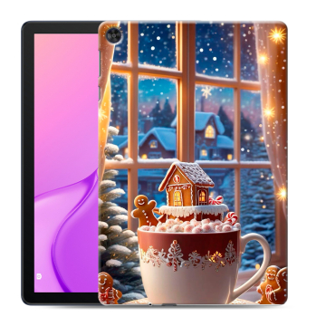 Силиконовый чехол на Huawei MatePad T10 с принтом Новый год Силиконовый чехол на Huawei MatePad T10 с принтом Новый год