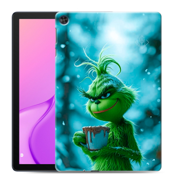 Силиконовый чехол на Huawei MatePad T10 с принтом Новый год гринч Силиконовый чехол на Huawei MatePad T10 с принтом Новый год гринч