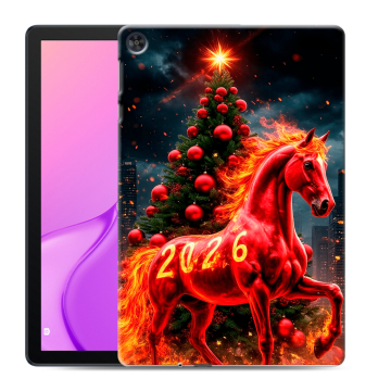 Силиконовый чехол на Huawei MatePad T10 с принтом Новый год Силиконовый чехол на Huawei MatePad T10 с принтом Новый год